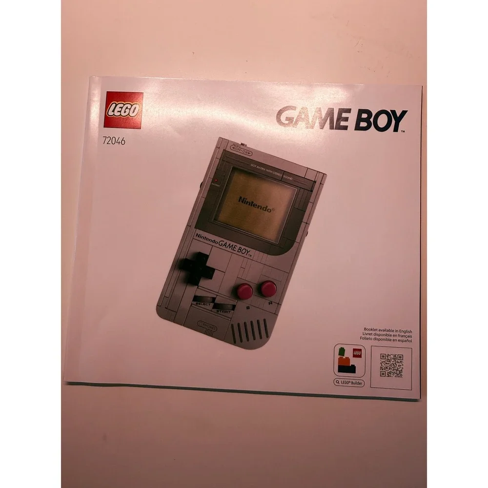LEGO 72046 Nintendo Game Boy Instruction Manual Only Booklet Retro Gaming Set